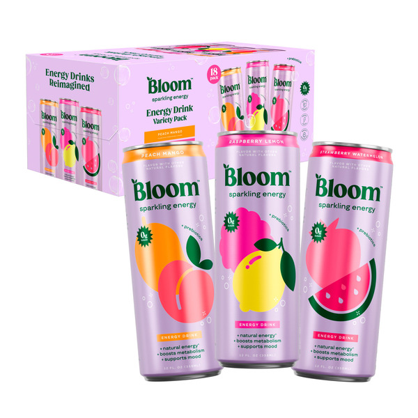 Bloom Nutrition Bloom Sparkling Energy, Carbonated, Variety Same