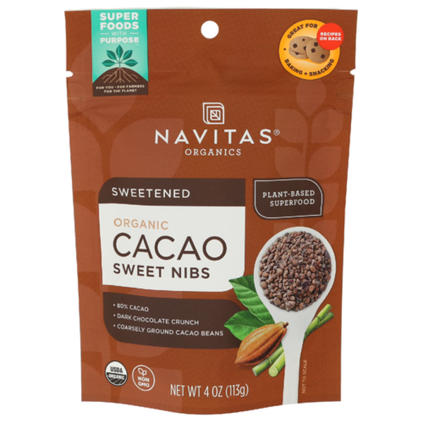 Navitas Organics Organic Sweet Chocolate Nibs