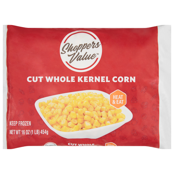 Shoppers Value Kernel Corn, Whole, Cut