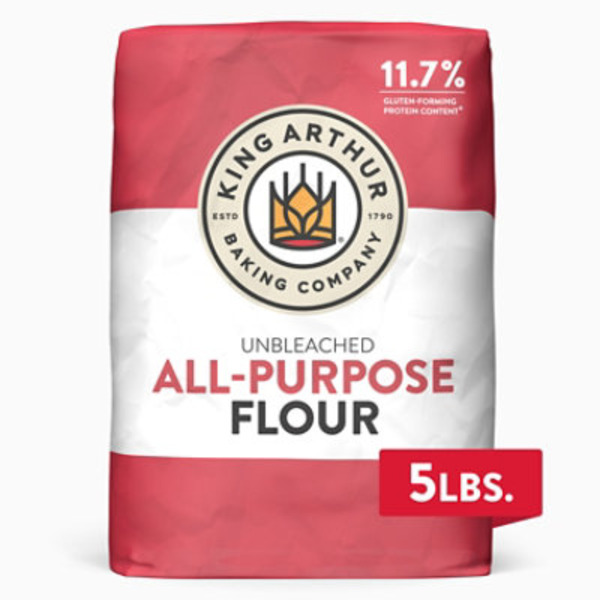 King Arthur Baking Company All Purpose Unbleached Flour, Non-GMO Project Verified,Kosher, No Preservatives