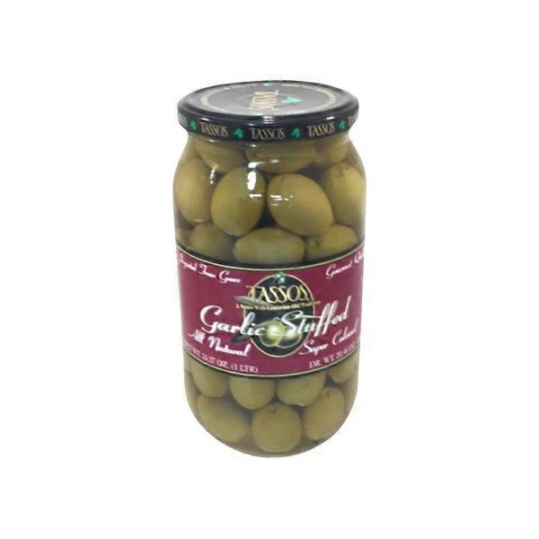 Tassos Tassos Garlic Stuffed Green Olives (each) Instacart