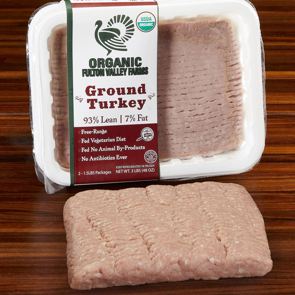 Organic Ground Turkey, 2 x 1.5 lb