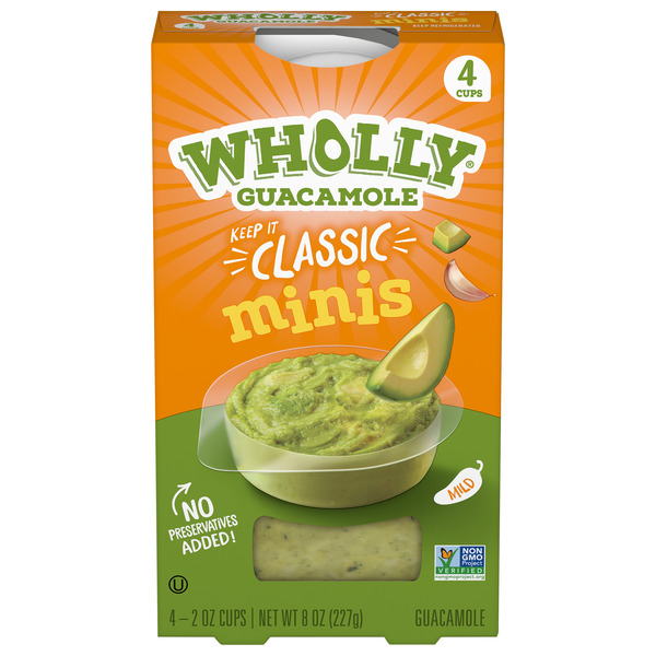 Wholly Guacamole Classic Minis 4-Pack, .5 LB