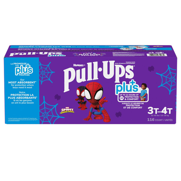 Huggies Size 3T to 4T Boy Pull-Ups Plus Training Pants