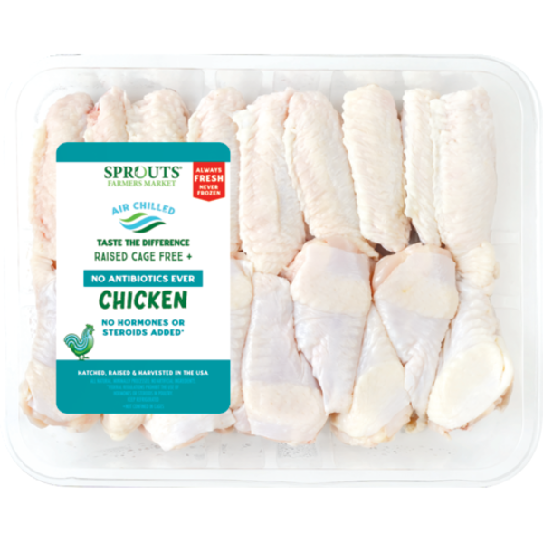 Sprouts Chicken Party Wings Value Pack No Antibiotics Ever
