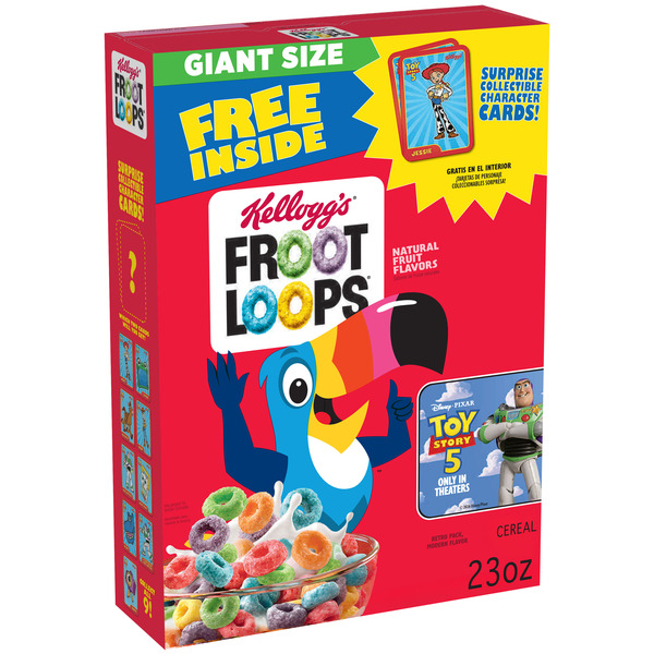 Kellogg's Froot Loops Breakfast Cereal Giant Size
