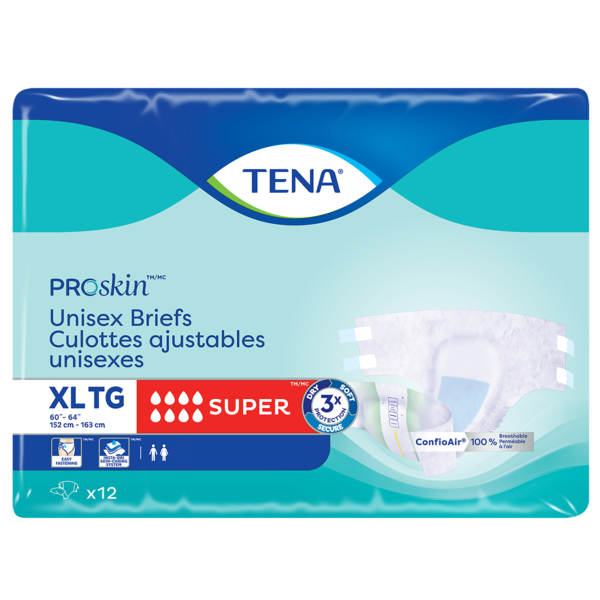 TENA Intimates ProSkin Unisex Adult Diapers, Maximum Absorbency