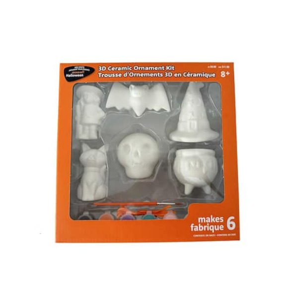 Creatology Color-Your-Own Witchy Ceramic Ornaments Kit