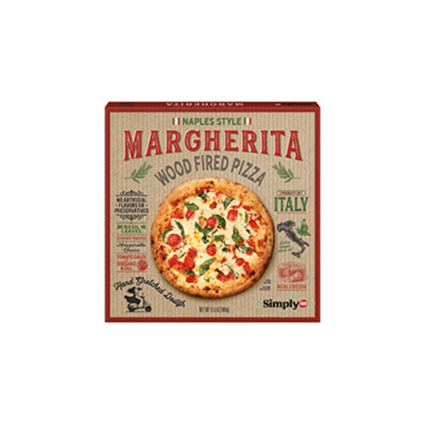 SimplyGo Margherita Wood Fired Frozen Pizza