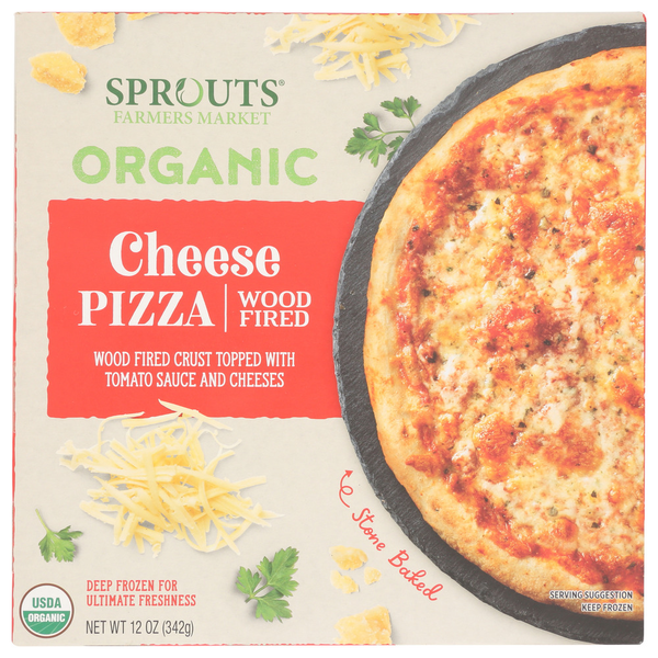 Sprouts Organic Cheese Wood Fired Pizza Same-Day Delivery or
