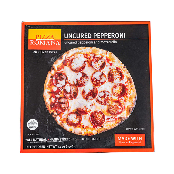 Pizza Romana Uncured Pepperoni And Mozzarella Brick Oven Pizza