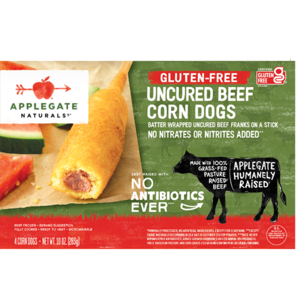 Applegate Gluten-Free Uncured Beef Corn Dogs