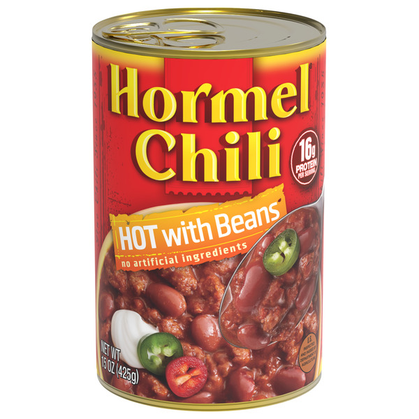Hormel Chili Hot with Beans, 15 OZ