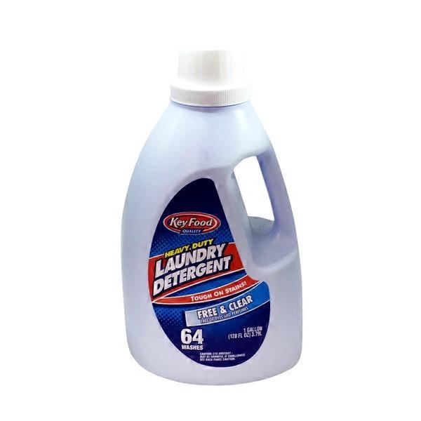 Key Food Heavy Duty Free & Clear Laundry Detergent (128 fl oz) Instacart