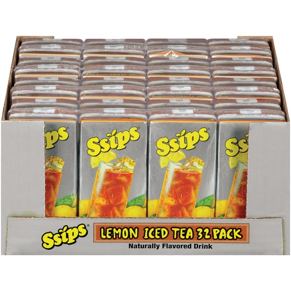 Ssips Aseptic Original Lemon Boxes Iced Tea (6 fl oz) Instacart