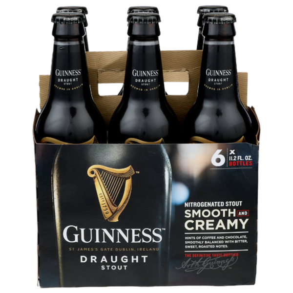 Guinness Draught 6 Pack Bottles