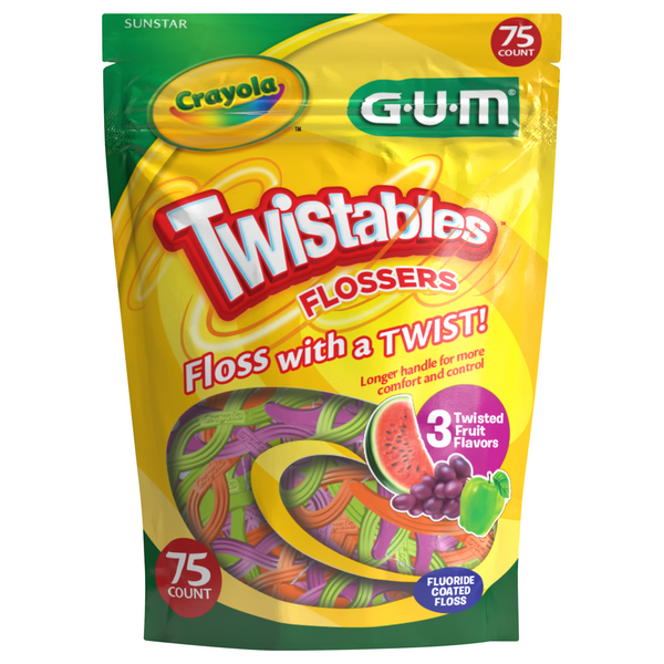 GUM Crayola Kids' Flossers - Thumbnail 2