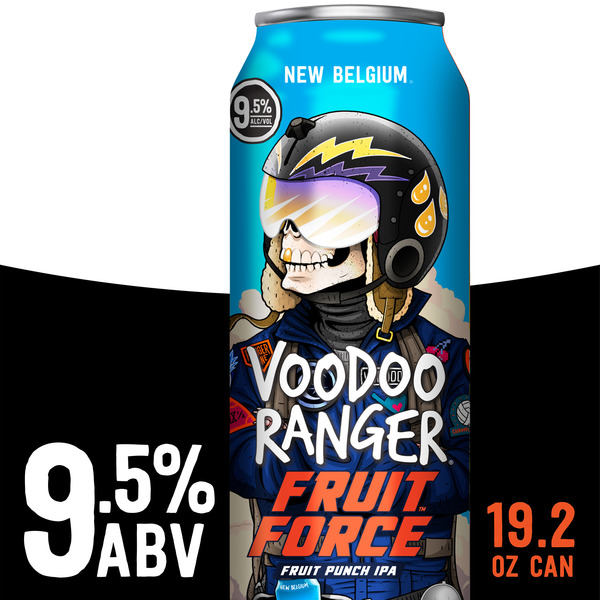 Voodoo Ranger New Belgium Fruit Force Fruit Punch IPA Craft Beer