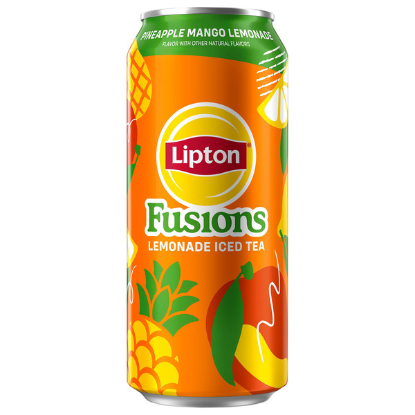 Lipton Fusions Iced Tea Pineapple Mango Lemonade 16 Fl Oz Same-Day