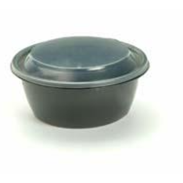 BOWL COMBO BLK 12Z 100CT