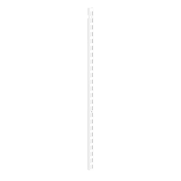 Closetmaid Shelftrack 48 In. L White Standard Support Bracket For Wire Shelf Tracks, Shelving Hardware (1-pack)