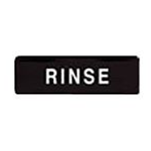 Rinse Sign
