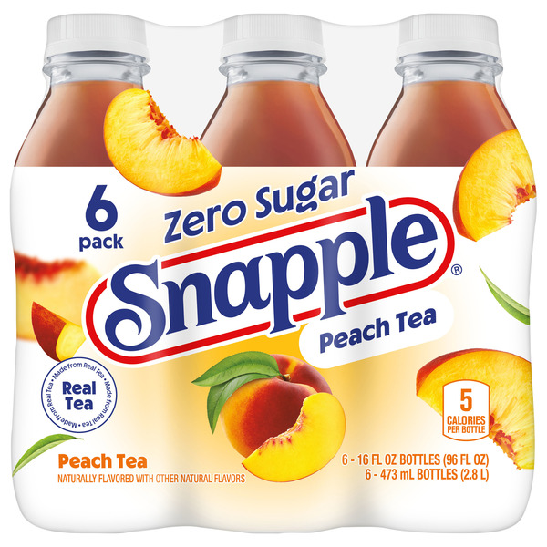 Snapple Zero Sugar Peach Tea Same-Day Delivery | Dierbergs Markets