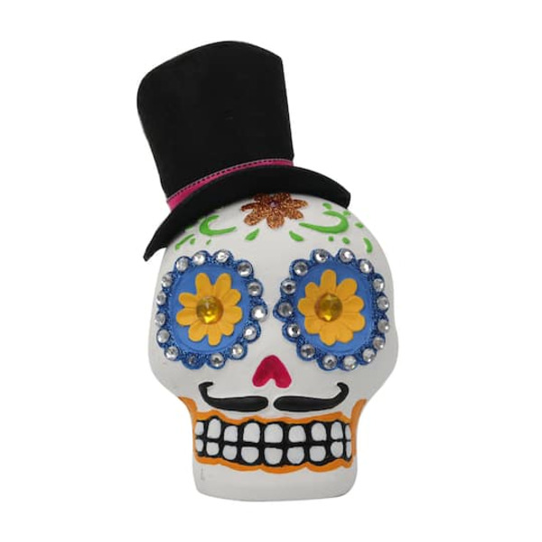 Ashland Skull with Hat Tabletop Decor
