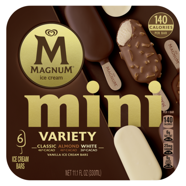 Magnum Ice Cream Bars Classic Almond White