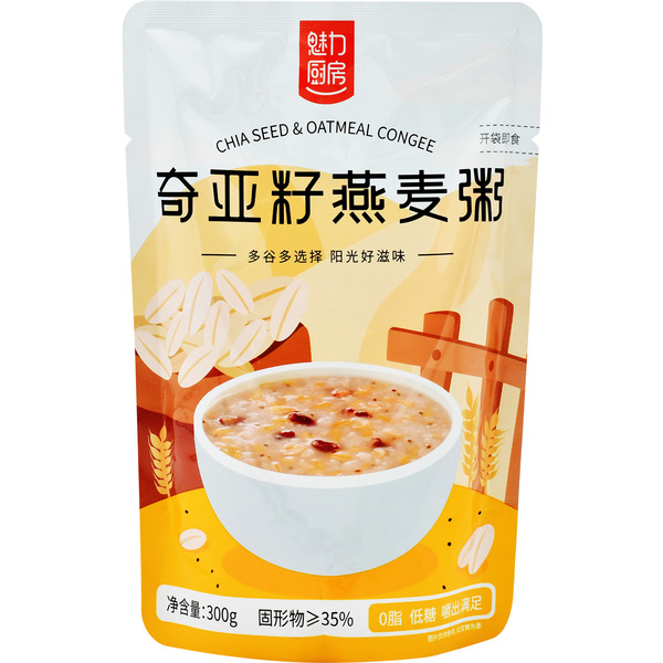 MeiliChufang Chia Seeds & Oatmeal Congee