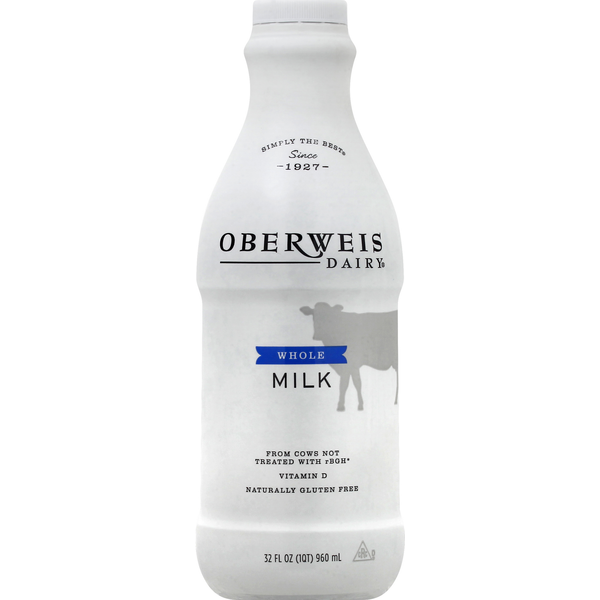 Oberweis Milk, Whole Same-Day Delivery or Pickup | Woodman's Food