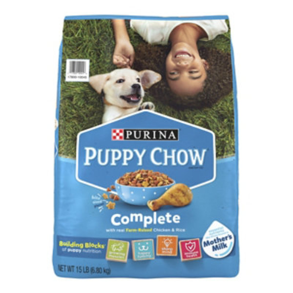 Purina Puppy Chow Complete Dry Puppy Food with Real Chicken & Rice