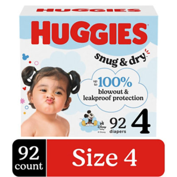 Huggies Disney Baby Size 4 Diapers (22-37 lbs (10-17 kg))