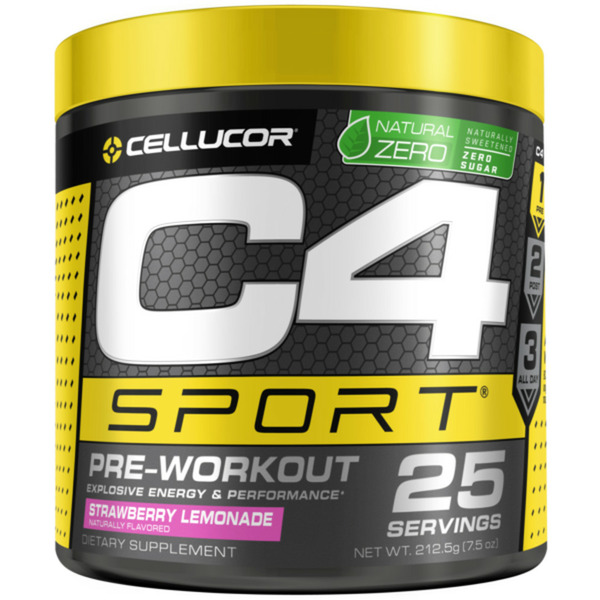 C4 Energy Strawberry Lemonade Natural Zero C4 Sport Pre-Workout