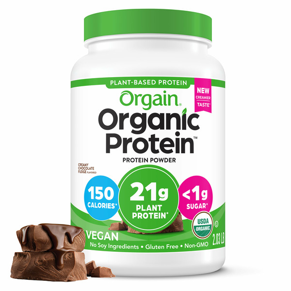 Orgain Organic Vegan 21g Protein Powder, Plant Based - Creamy