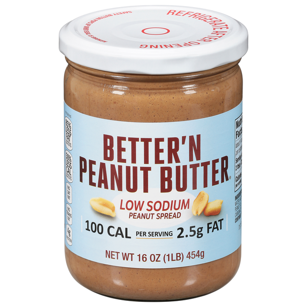 peanut butter on semaglutide Better'n Peanut Butter Peanut Spread, Low Sodium Same-Day Delivery or Pickup