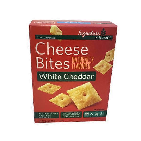 Signature Select White Cheddar Flavored Cheese Bites Baked Snack
