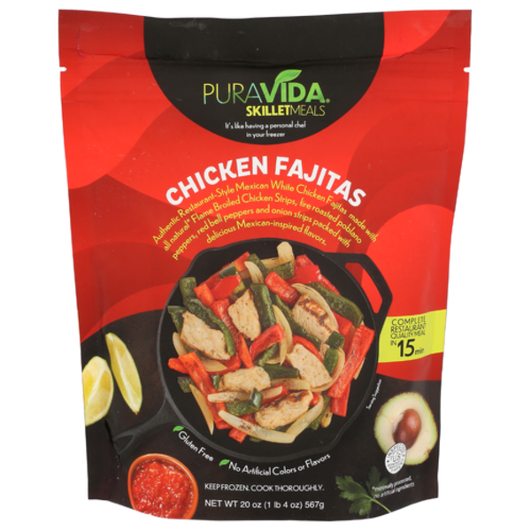 Puravida Foods Chicken Fajitas Skilletmeal