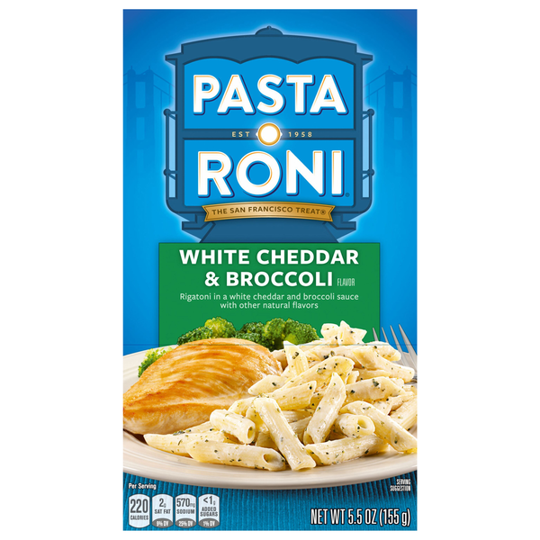 Pasta Roni White Cheddar & Broccoli Flavor Rigatoni