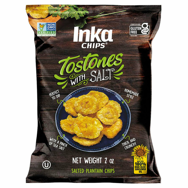 Inka Crops Inka Chips Plantain Tostones with Sea Salt Same-Day