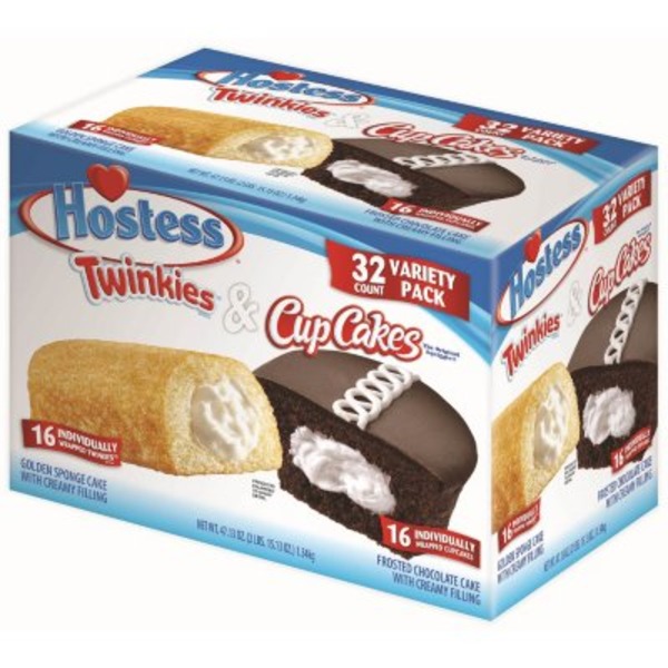 Hostess Cupcakes & Twinkies Variety Pack (32 ct) from Costco Instacart