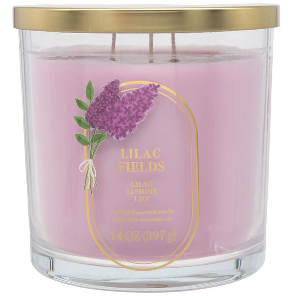 Sonoma Goods For Life 14-oz. Lilac Fields Single Pour Candle Jar, Multi