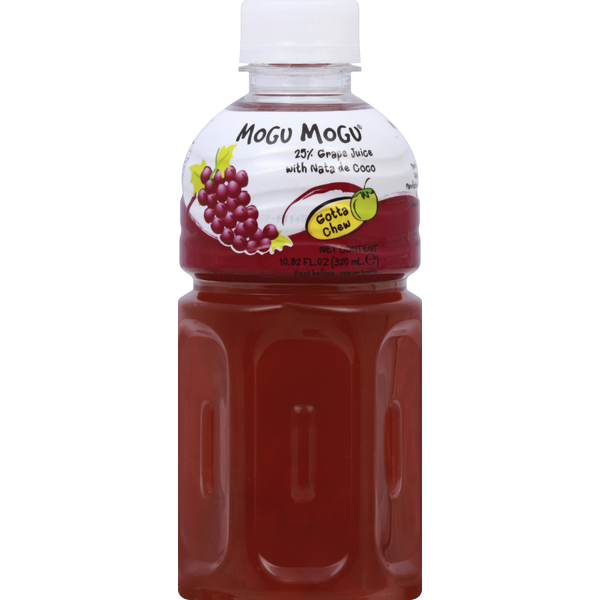 Mogu Mogu Juice, Grape, with Nata de Coco Same-Day Delivery | HMart