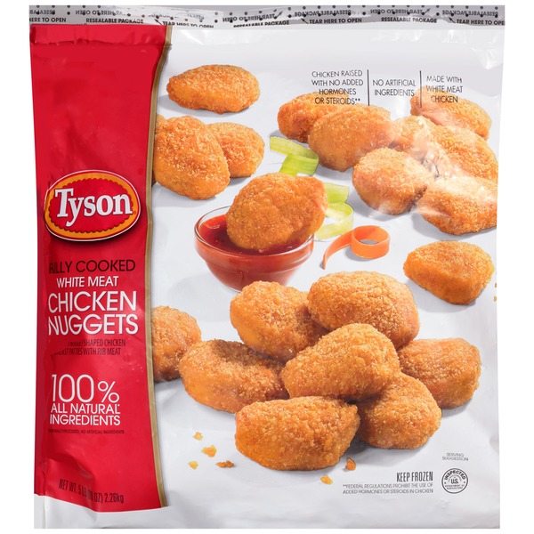 Tyson Fully Cooked White Meat Chicken Nuggets (80 oz) from Costco