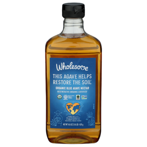 Wholesome Regenerative Organic Blue Agave Nectar