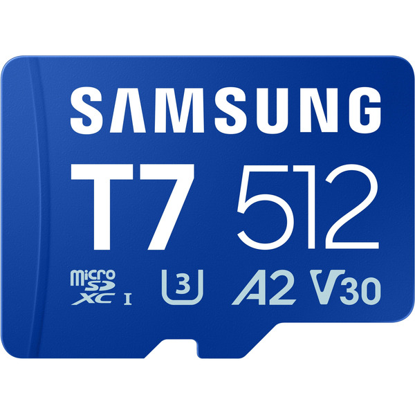 Samsung T7 microSDXC Memory Card 512GB