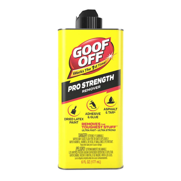 Goof Off 6 Fl. Oz. Professional Strength Remover For Paint And Adhesive