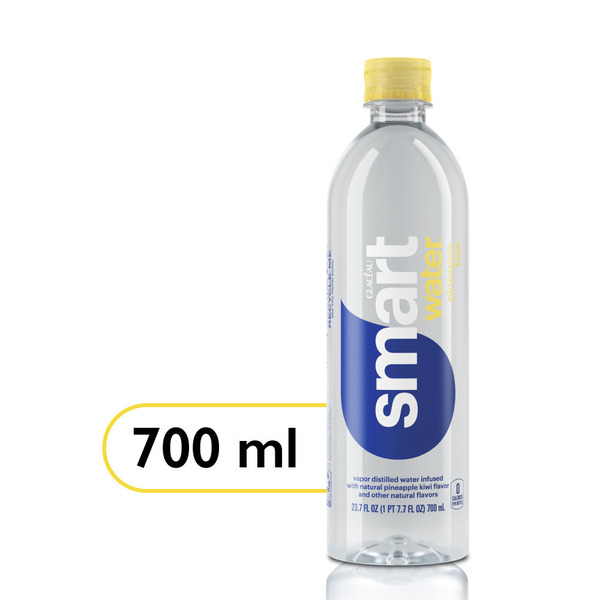 smartwater Pineapple Kiwi, Vapor Distilled Premium Bottled Water