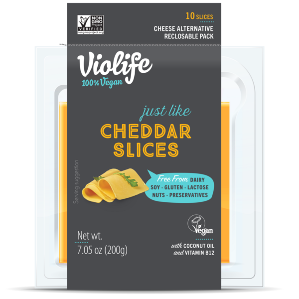 Violife Cheese Alternative, Cheddar Slices
