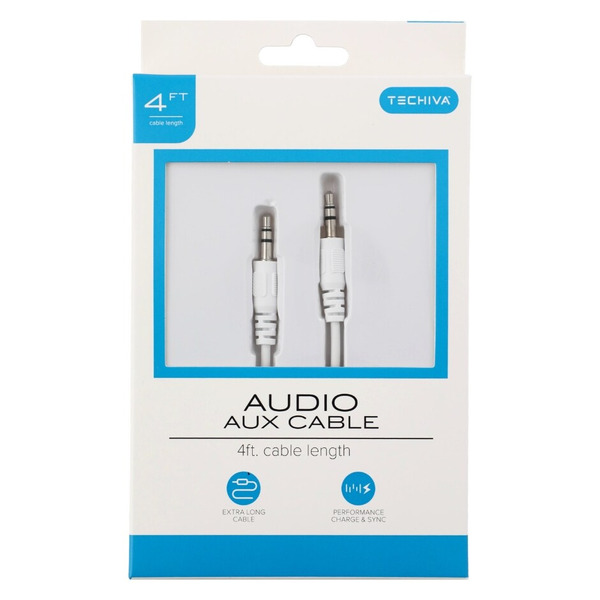Itek Assorted Tech Up Braided Cable AUX Cord Same-Day Delivery